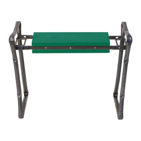 Rugg Rugg HeirLoom 24.5 in. W Black/Green Garden Kneeler/Seat KM11A